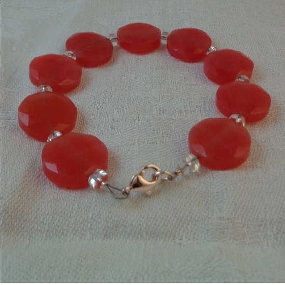 Lovely bracelet with semi-precious stones - Picture 1 of 6